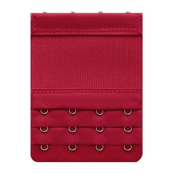 DecSea Women's Soft Comfortable Elastic Bra Extenders Bra Extension Strap 4 Hook 3 Row Lady's Bra Extender Bra Band 1PC