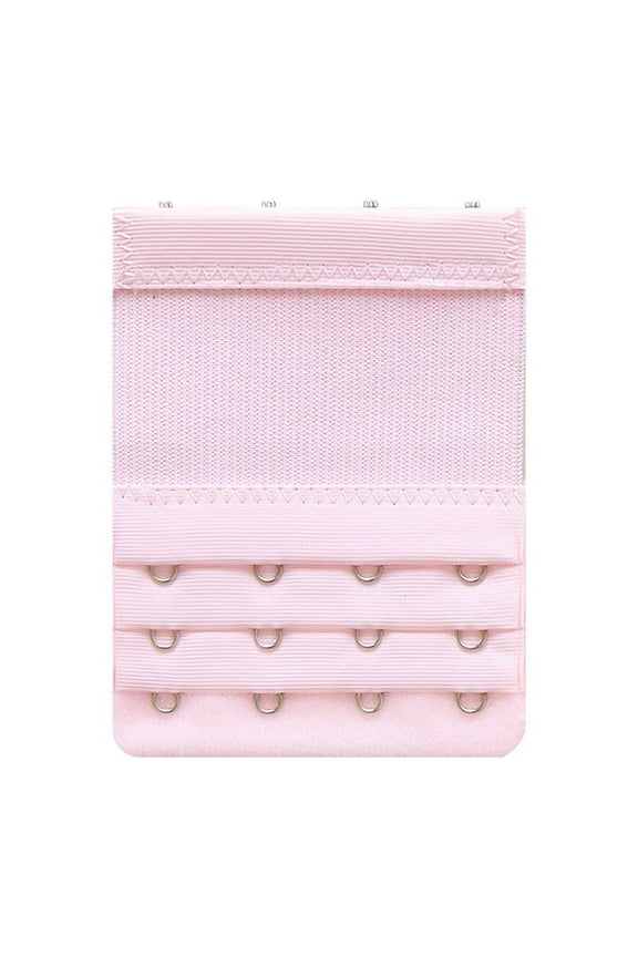 Wancir Women's Soft Comfortable Elastic Bra Extenders Bra Extension Strap 4 Hook 3 Row Lady's Bra Extender Bra Band 1PC