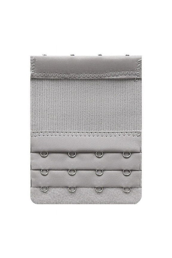 Wancir Women's Soft Comfortable Elastic Bra Extenders Bra Extension Strap 4 Hook 3 Row Lady's Bra Extender Bra Band 1PC