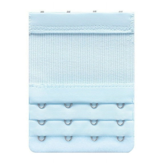 Wancir Women's Soft Comfortable Elastic Bra Extenders Bra Extension Strap 4 Hook 3 Row Lady's Bra Extender Bra Band 1PC