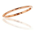 thumbnail image 1 of Decadence 10K Rose Gold 1mm Polished Plain Wedding Band, Size 10, 1 of 5