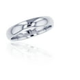 thumbnail image 1 of Decadence 14K White Gold 4mm Polished Comfort Feel Plain Wedding Band, Size 6, 1 of 5