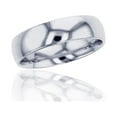 thumbnail image 1 of Decadence 14K White Gold 5mm Polished Plain Wedding Band, Size 4.5, 1 of 5