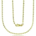 thumbnail image 1 of Decadence 14K Yellow Gold 2.50mm Moon Chain with Lobster Claw Clasp | 22" Necklace | Italian Gold Necklaces | Gold Moon Necklaces for Men and Women, 1 of 5