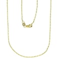 thumbnail image 1 of Decadence 14K Yellow Gold Diamond Cut 1.11mm Rounded Razo Chain with Lobster Claw Clasp | 18" Necklace | Italian Gold Necklaces | Gold Rounded Razo Necklaces for Men and Women, 1 of 5