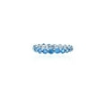 thumbnail image 1 of Decadence Sterling Silver 3mm Round Swiss Blue Topaz Prong Set Eternity Band Ring, 1 of 4