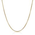 thumbnail image 1 of Decadence Sterling Silver Yellow 1.10mm 18" Diamond Cut Round Box Chain, 1 of 5