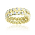 thumbnail image 1 of Decadence Sterling Silver Yellow Squiggle Eternity Ring, 1 of 4