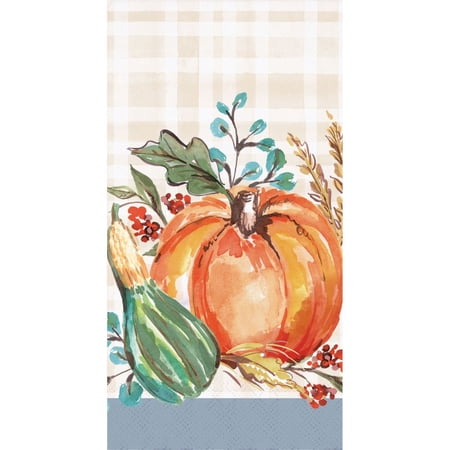Decadent Cornucopia 3-Ply Guest Paper Dinner Napkins 16 Per Pack