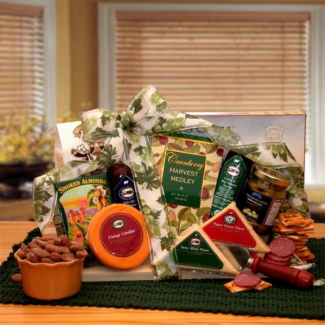Decadent Distinction Premium Sausage and Cheese Gourmet Gift Basket