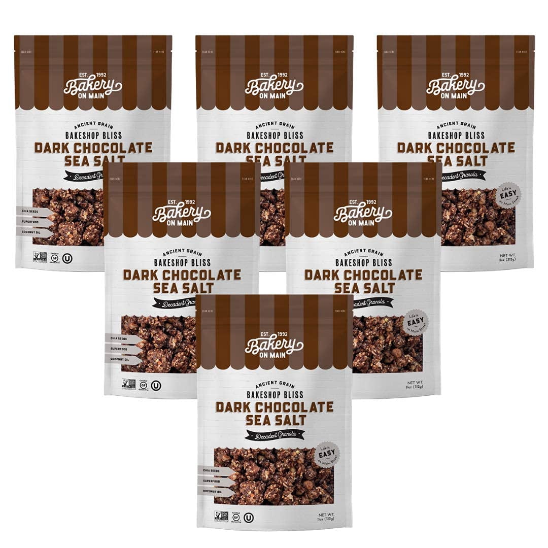 Decadent Granola, Dark Chocolate Sea Salt Whole Grain Bliss