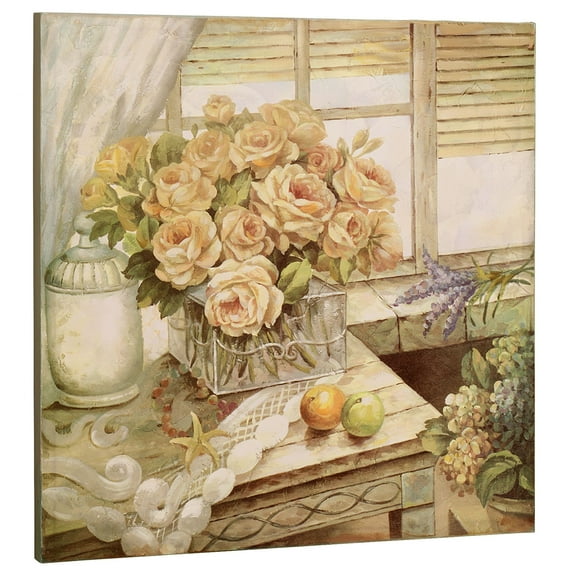 Decadent Setting Canvas Wall Art Multi Pastel