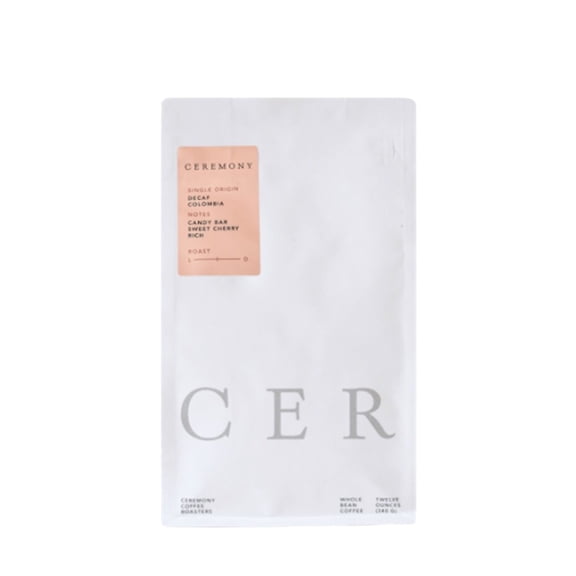 Decaf EA Colombia - Roasted by Ceremony Coffee Roasters - Freshly Ground Coffee - 12oz Bag