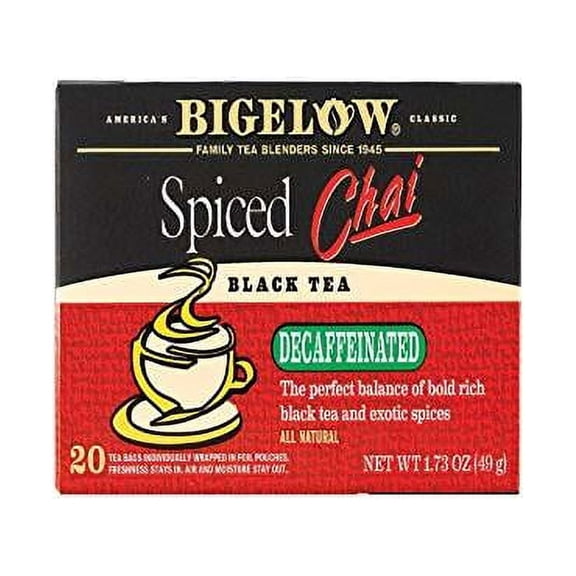 Decaf Spiced Chai  Bags, 20 Ct