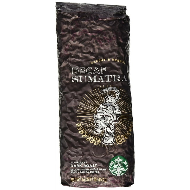 Decaf Sumatra, Whole Bean Coffee (1lb)