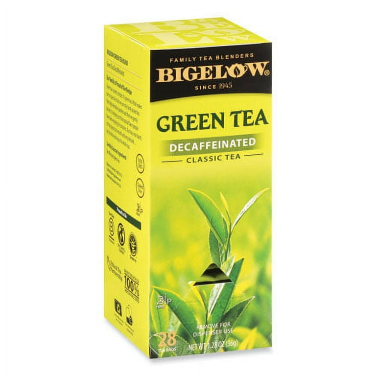 Decaffeinated Green Tea, Green Decaf, 0.34 lbs, 28/Box Decaffeinated Green Tea, Green Decaf, 0.34 lbs, 28/Box