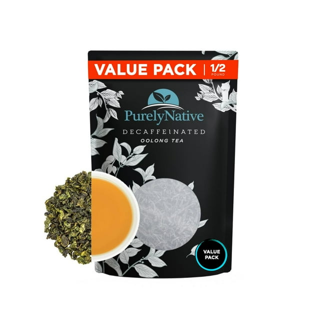Decaffeinated Oolong Tea Loose Leaf Value Pack, Caffeine Hot or Iced