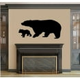thumbnail image 1 of Decal ~ BEAR AND BABY CUB ~ WALL DECAL, HOME DECOR 20" X 37", 1 of 2