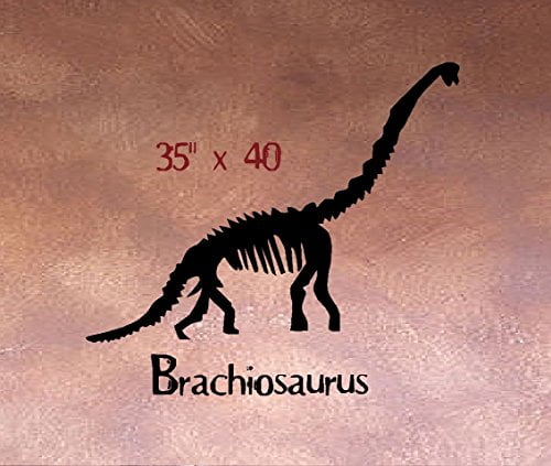 Decal ~ BRACHIOSAURUS FOSSIL DINOSAUR #2 ~ WALL DECAL 35" X 40" EX LRG