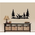 thumbnail image 1 of Decal ~ Deer Scene #2 Custom Name ~ WALL DECAL, HOME DECOR 20" X 35", 1 of 3