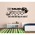 thumbnail image 1 of Decal ~ Dirt Mud Bucks and Trucks ~ Children Wall Decal 20" x 40", 1 of 2