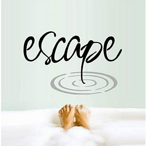 Decal ~ ESCAPE ~ WALL DECAL, 13" X 20"