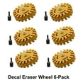 thumbnail image 1 of Decal Eraser Wheel Pinstripe Removal Tool Remove Car Stickers, Vinyl Lettering and Pinstripes 6 pack, 1 of 5