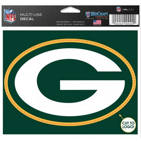 Decal For The Green Bay Football Team | Football Sticker Decoration | Great Addition To Your All Star Paperz Football Trading Card Album
