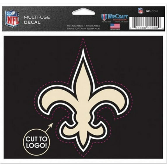 Decal For The New Orleans Football Team | Football Sticker Decoration | Great Addition To Your All Star Paperz Football Trading Card Album