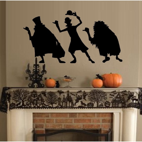 Decal ~ Hitchhiking Ghost #2 Halloween, Wall or Window Decal Med. each 20" tall