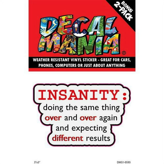 DecalMania DM510593 Decal Insanity Doing The Same Thing 2P 3
