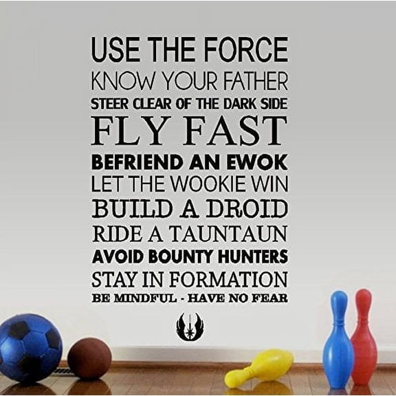 Decal ~ Let the Wookie Win #1 ~ WALL or Window Decal 13" x 20"