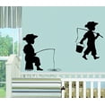 thumbnail image 1 of Decal ~ Little Fishermen #1 and #2 ~ WALL DECAL 15" X 20" and 20" x 21", 1 of 6