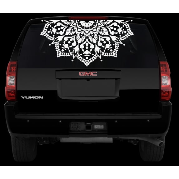 Decal ~ Mandala #5 Wall ~ Window ~ Auto Decal (20" x 40")