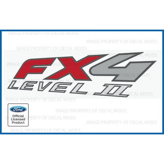 Decal Mods FX4 Level 2 Decals Stickers for Ford Ranger (set of 2) - F (2002-2009) | FH1E4