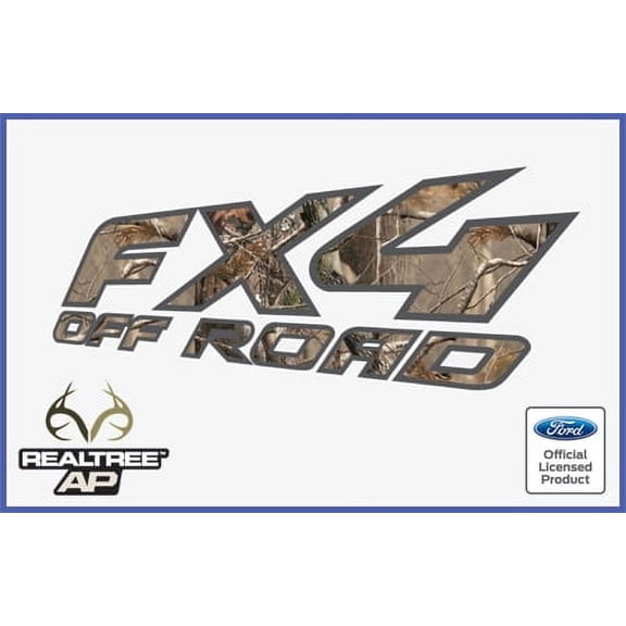 Decal Mods FX4 Off Road RealTree Decals Stickers AP for Ford Ranger (1997-2012) - AP