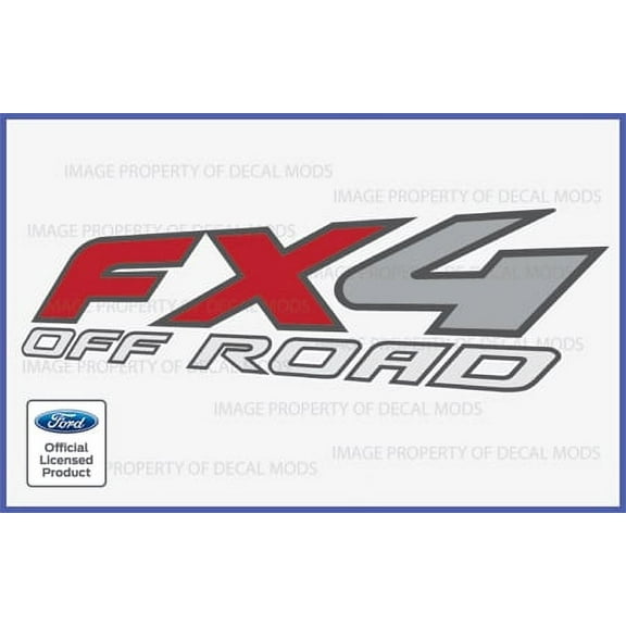 Decal Mods FX4 OffRoad Decals Sticker for Ford Ranger - F (1997-2012)