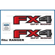 Decal Mods FX4 Offroad Decals Stickers for Ford Ranger 2019-2020 - FPP set of 2 Officially Licensed | FH5D0