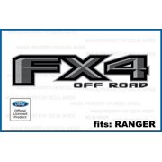 Decal Mods FX4 Offroad Gray Decals Stickers for Ford Ranger 2019-2020 - FPPG set of 2 Officially Licensed | FH5D1