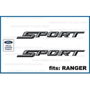 Decal Mods Sport Decals Stickers for Ford Ranger XLT 2019-2020 - F set of 2 Officially Licensed | FH1B1