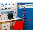 thumbnail image 1 of Decal ~ PAINT SPLATS ~ WALL DECAL, HOME DECOR, DECORATION: QTY 40 4" X 4" Blue/Red, 1 of 3