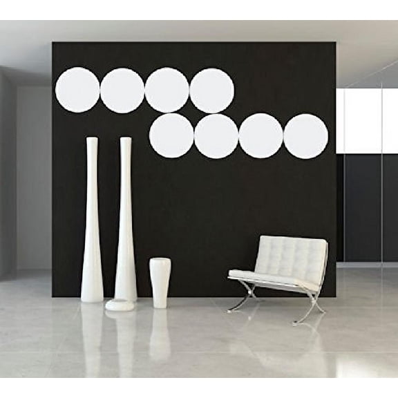 Decal ~ POLKA DOTS ~ WALL DECAL, HOME DECOR QTY 8 - 10"