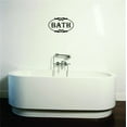 thumbnail image 1 of Decal - Peel & Stick Wall Sticker Bath Bathroom Sign Home Decor Picture Art 16 x 40 Inches, 1 of 1