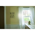 thumbnail image 1 of Decal - Peel & Stick Wall Sticker : Bless Your Heart Text Lettering Quote Bedroom Living Room Home Decor Picture Art Size :12 Inches x 18 Inches, 1 of 2