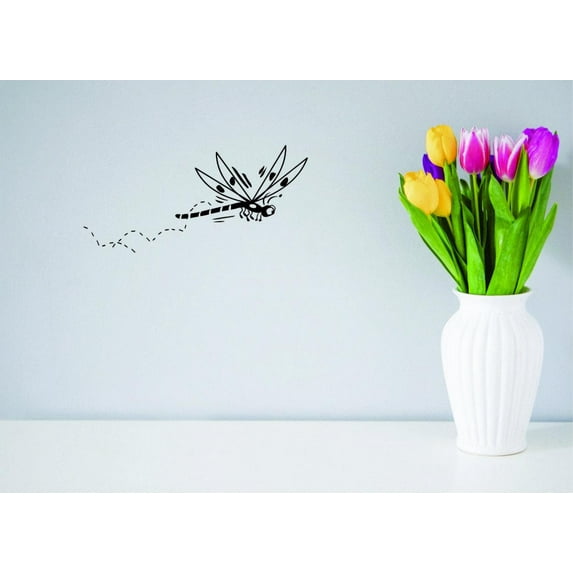 Decal - Peel & Stick Wall Sticker : Butterfly Home Decor Picture Art Size :20 Inches x 40 Inches
