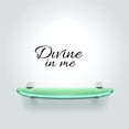 thumbnail image 1 of Decal - Peel & Stick Wall Sticker : Divine In Me Home Decor Picture Art 8x20 Inches, 1 of 2
