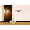 thumbnail image 1 of Decal - Peel & Stick Wall Sticker : Just Married Love Life Wedding Quote Home Decor Picture Art Size :16 Inches x 40 Inches, 1 of 2