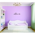 thumbnail image 1 of Decal - Peel & Stick Wall Sticker : Love Inspirational Life Quote Living Room Bedroom Home Decor Picture Art 10x40 Inches, 1 of 2
