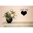 thumbnail image 1 of Decal - Peel & Stick Wall Sticker Love You Heart Home Decor Picture Art 16 x 16 Inches, 1 of 1