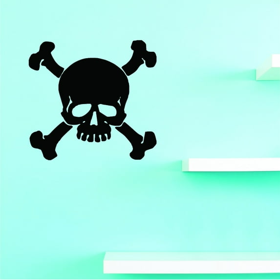 Wall Design Pieces Skull 12x18"